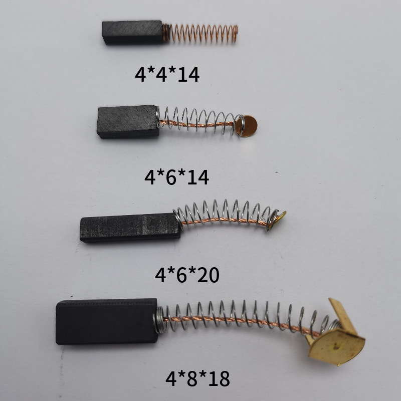 10 sztuk elektronarzędzia szczotka węglowa młot elektryczny szlifierka kątowa wymiana szczotki grafitowej więcej niż 30 rozmiarów