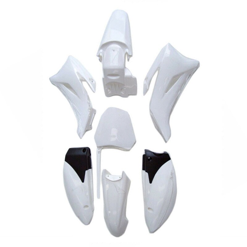 For YAMAHA TTR 110 fender Guard Fairing plastics Kit 125cc/140cc/150/160CC PIT PRO Trail Dirt Bike: White