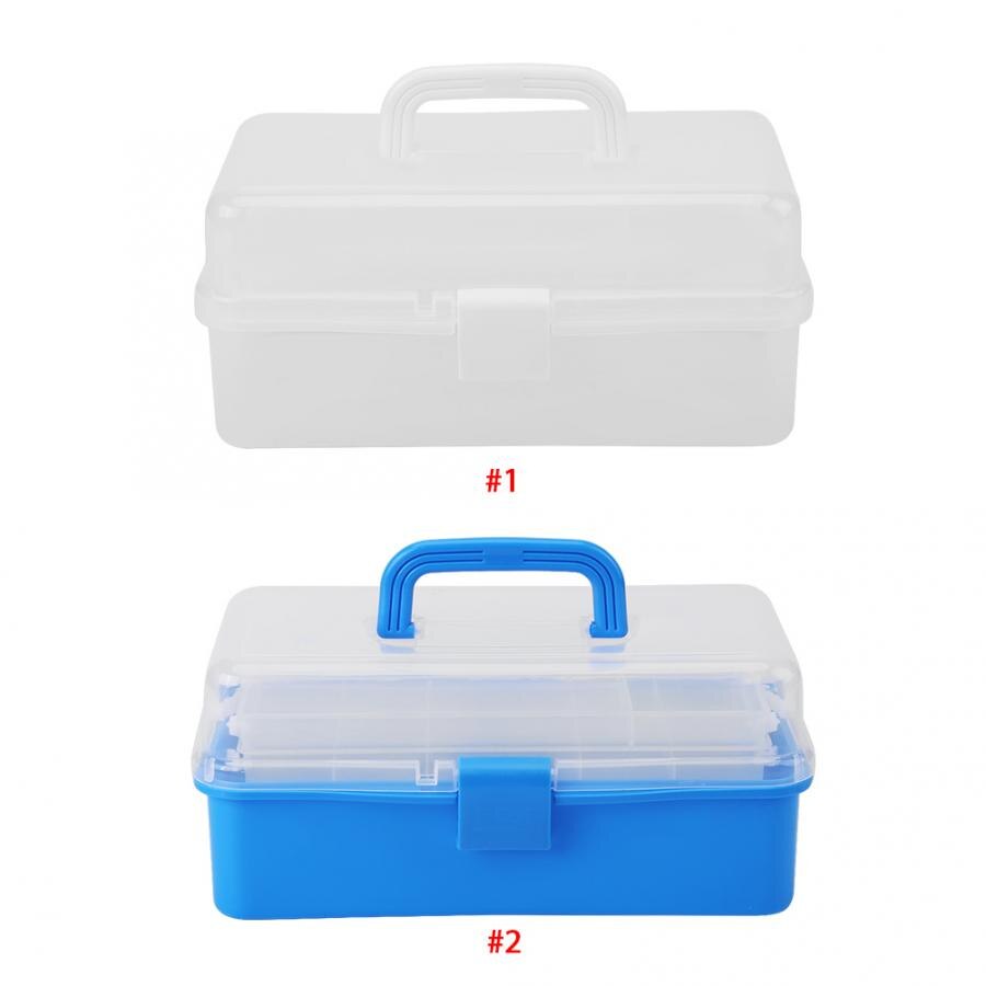Thickened Foldable Three Layers Storage Box Tool Organizer Container Case with Handle Hardware electrician storage case Tool Box