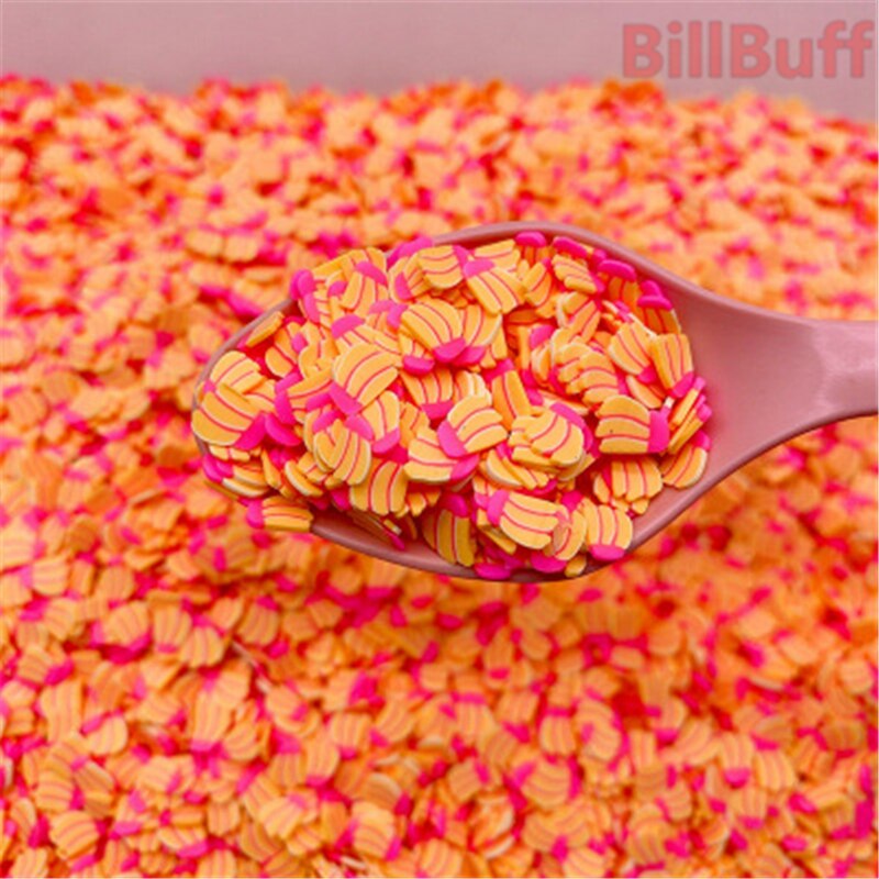 1000pcs/set Cake Fruit Slices Decor Additives For Slime Filler Supplies Clay Accessories Lemon For Nail Art Slime For Toy