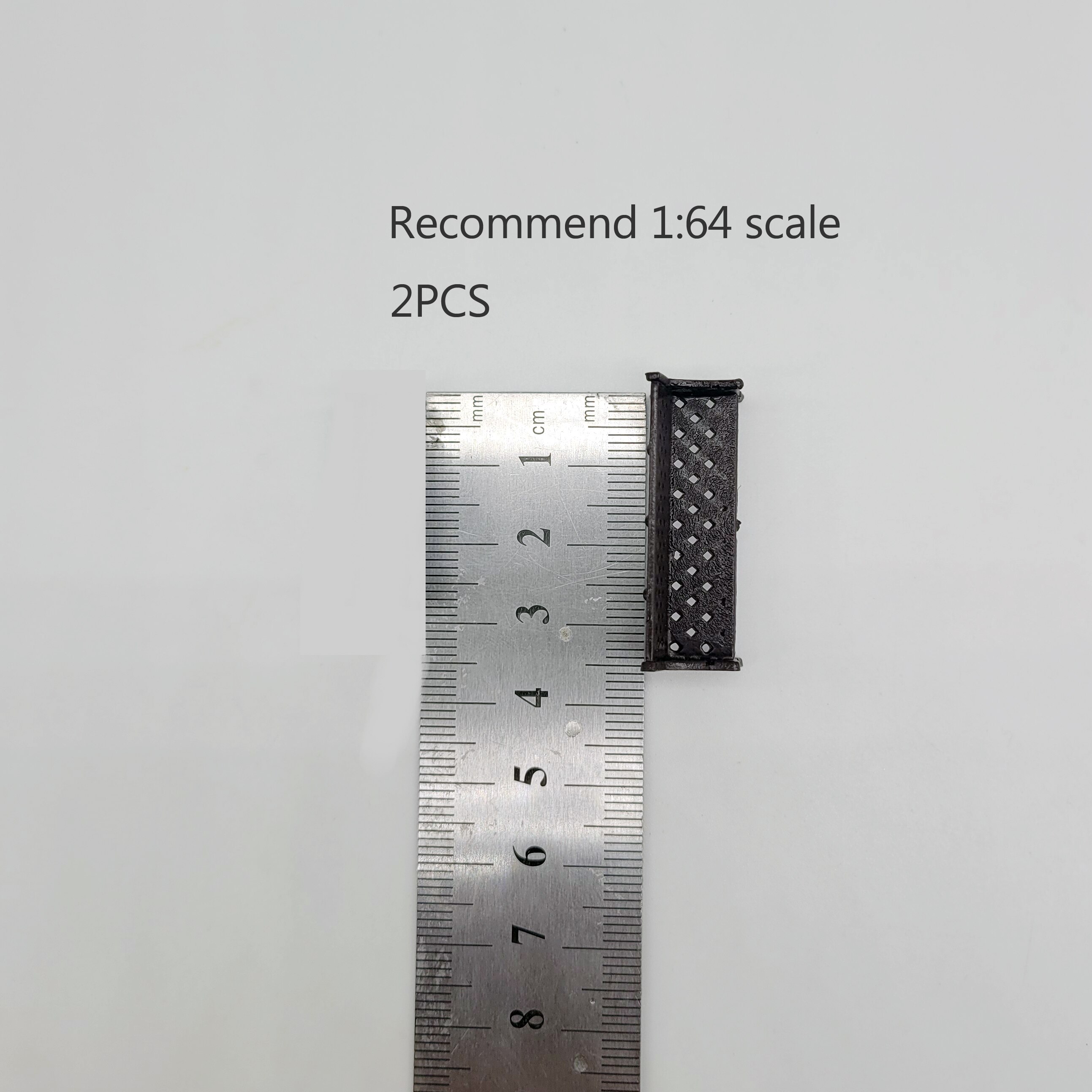 2 pezzi 1/87 ho modello parco panca/mini panca modello parchi in miniatura artigianato per la casa giardini ornamento/treno/ferrovia/ferrovia disposizione: 35mm