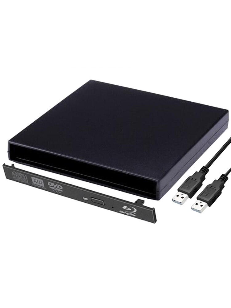 9.0/9.5/12.7Mm Sata Externe Behuizing Usb 2.0 Blu-Ray Dvd Cd Dvd-Rom Case Voor Laptop cd/Dvd Optische Drive Draagbare Slanke