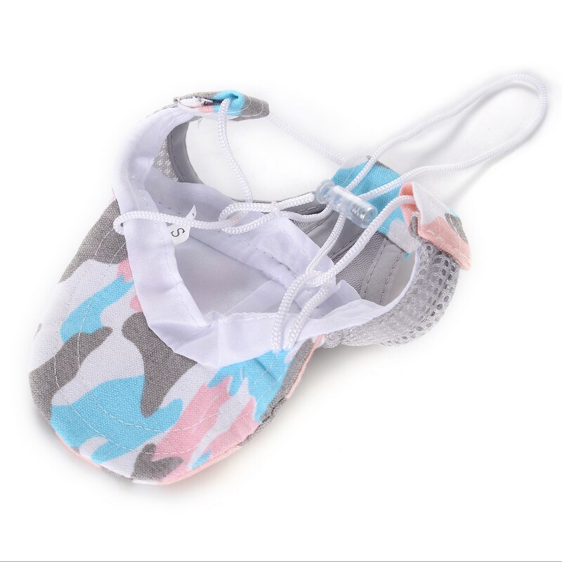 Gorra para perro con agujeros para las orejas para perros pequeños Hap gorro de lona perro béisbol visera de la playa sombrero cachorro al aire libre Cap tocado accesorios 30