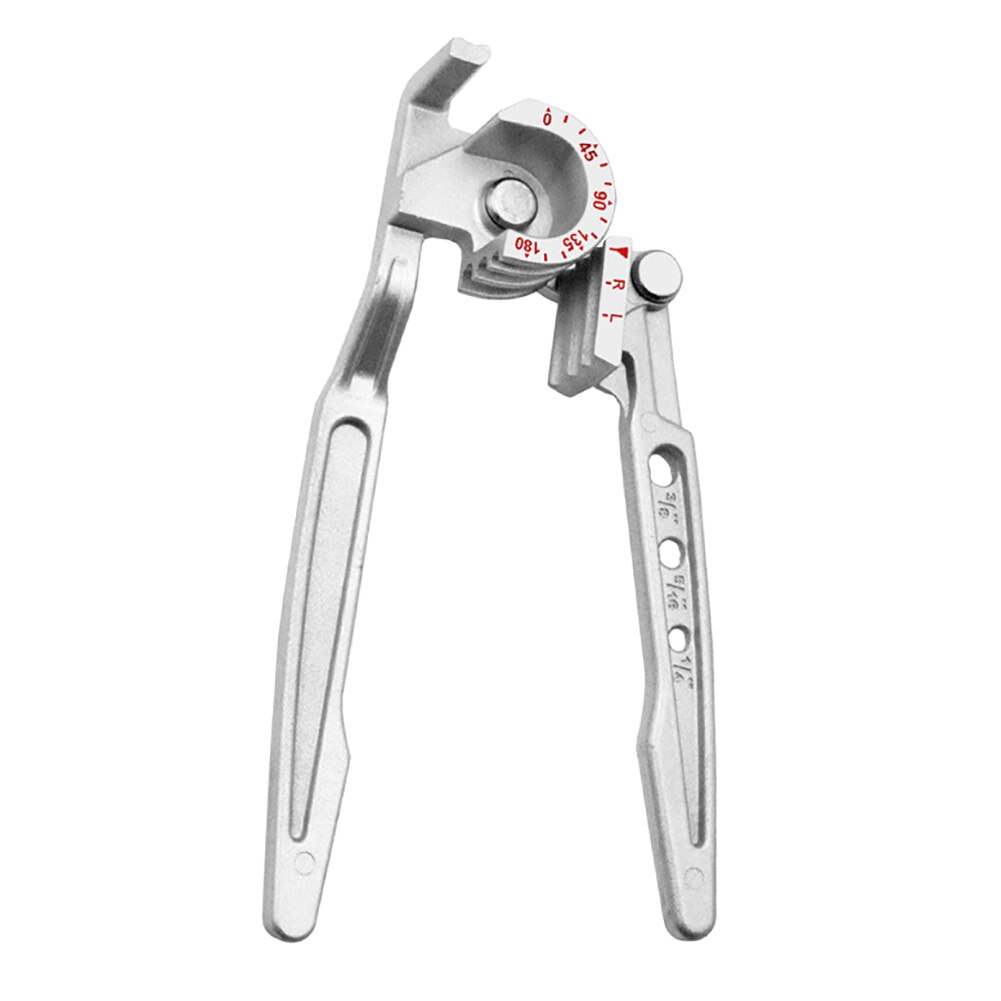 3 In 1 180 Degree Manual Tubing Bender 1/4" 5/16" 3/8" Pipe Tube Bender Water Gas Pipe Plumbing Bending Tool for Copper Brass