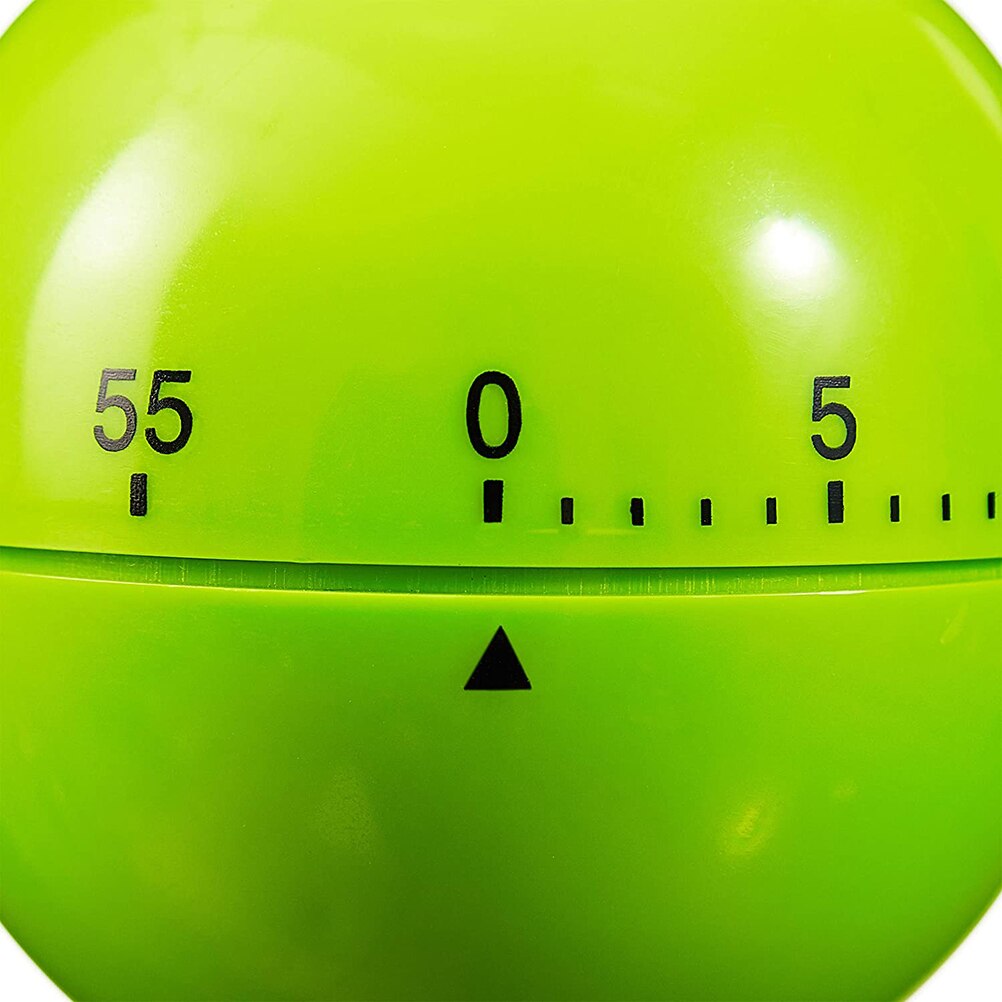 1Pc Cooking Reminder Apple-Shaped Timer Kitchen Cooking Timers Mechanical Timer For Kitchen Home Cook