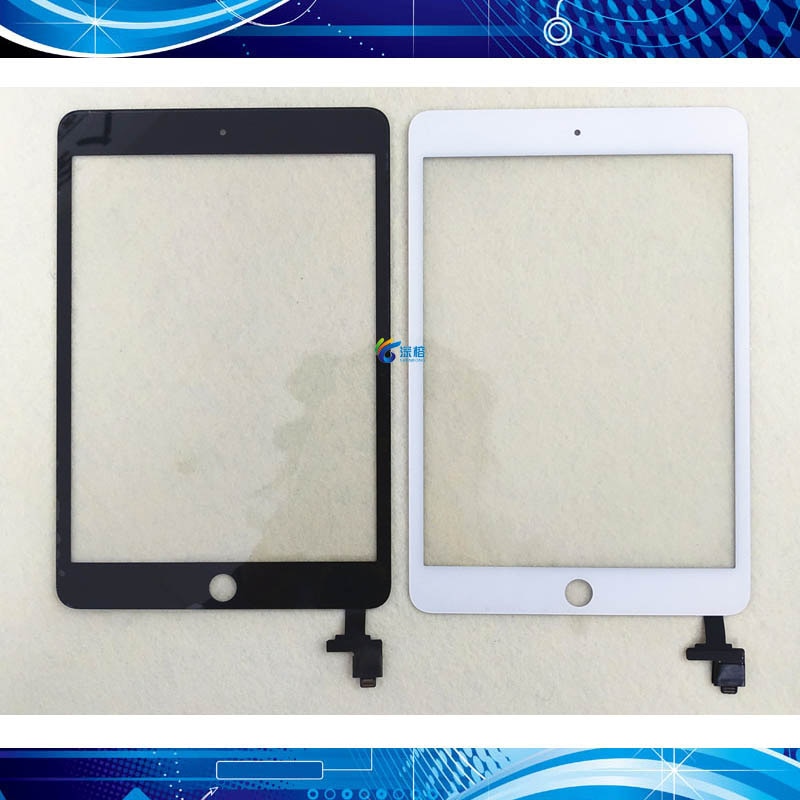 Touchscreen Voor iPad Mini 3 Mini3 Touch Glas Screen Digitizer Met IC Conector Voor iPad mini 3 A1599 A1600 A1601 + Tool