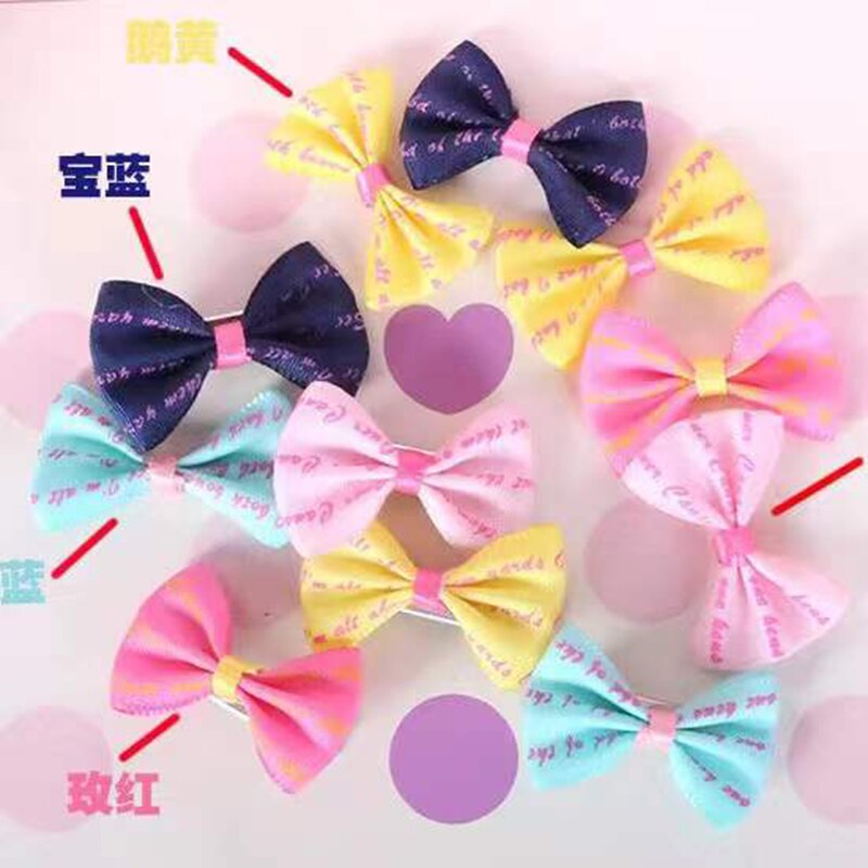 Bowknot sukienka dla psa eleganckie lato ubrania dla zwierząt szczeniak Kot spódnice w kratę chihuahua dziewczyna odzież dla psów pudel Shih tzu maltańnarty odzież: 2szt losowy zabarwienie / S