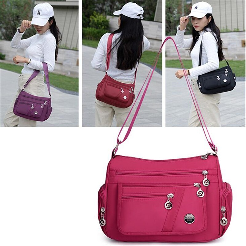 vrouwen tas nylon waterdichte messenger bags voor lady crossbody schoudertas casual handtassen