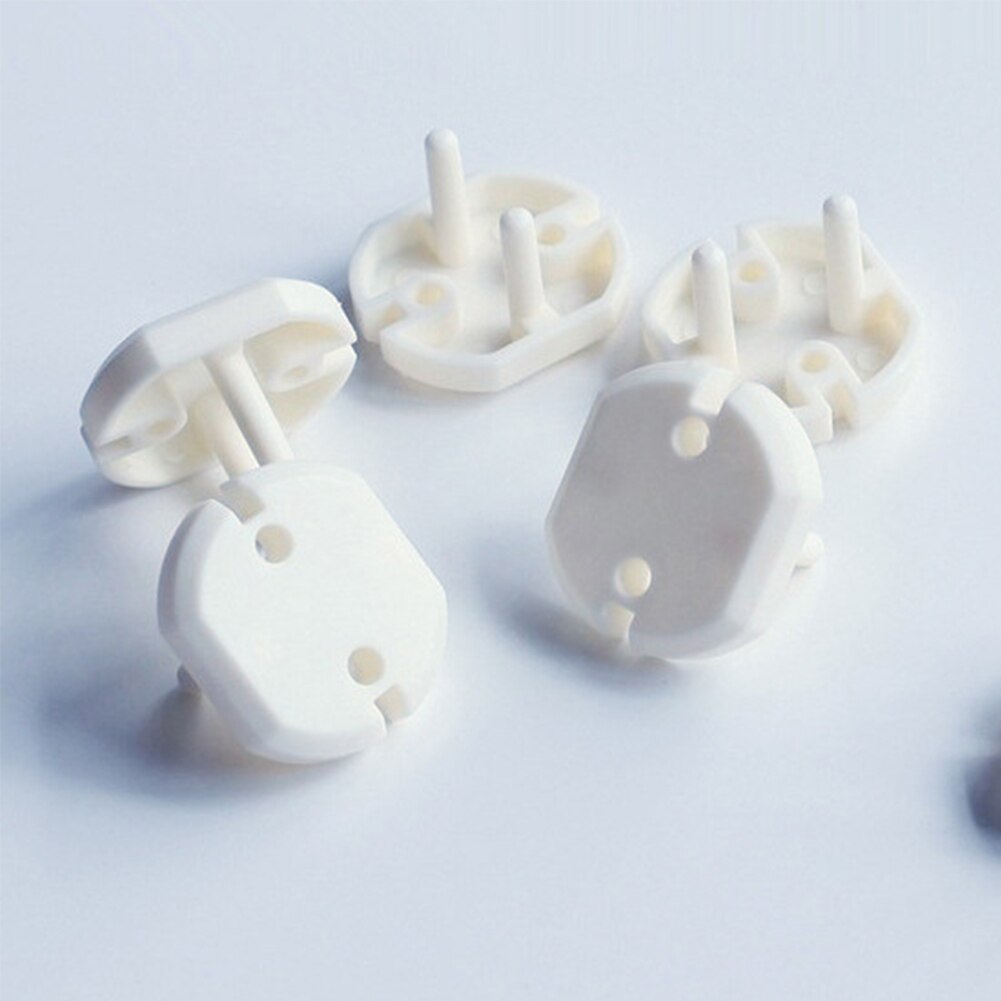 10Pcs Thuis Elektrische Praktische Europese Stijl Installeren Baby Veiligheid Duurzaam Anti-Elektrische Schok 2 Plug Kantoor Socket cover