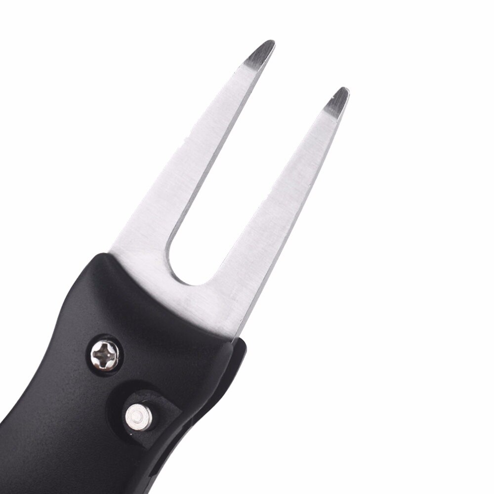 1 Pc Golf Repair Tools Portable Lightweight Pitch Mark Green Divot Repair Switchblade Tool Golf Ball Marker Golfer Kit