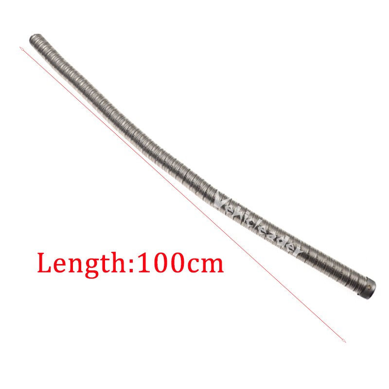 100cm 24mm dubbla lager bilvärmare avgasrör luft diesel värmare avgasslang slangledning rostfritt stål för webasto eberspacher