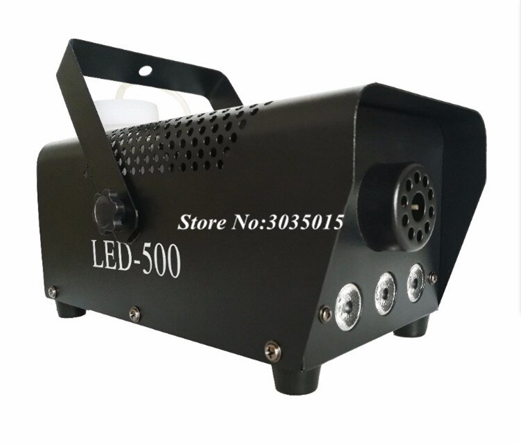 mini 500w ledet rgb trådløs fjernkontroll tåkemaskin pumpe dj diskotek røykmaskin til fest bryllup jul scene ledet fogger