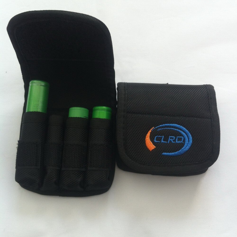 portable 18650 battery case 18650 battery nylon bag with hook