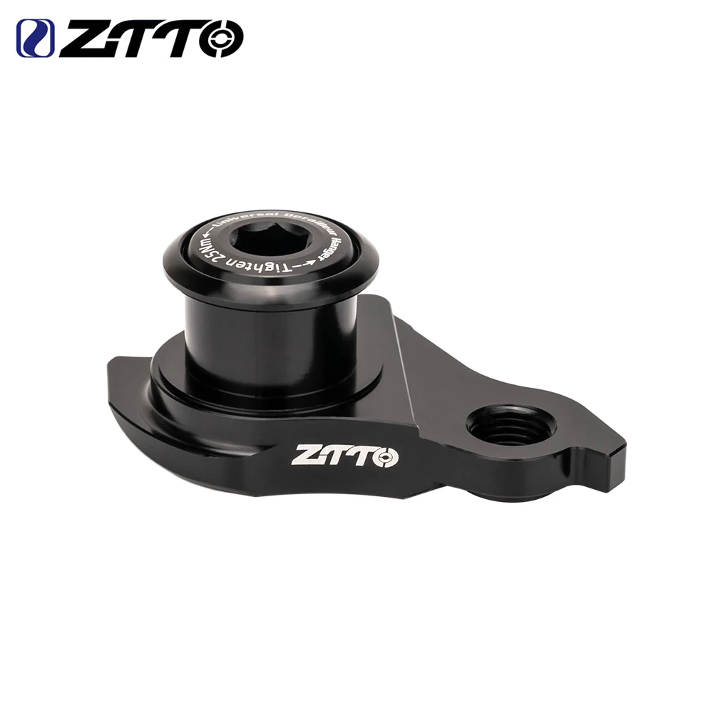 ZTTO M12x P1.0 MTB suspensión de cambio de bicicleta eléctrica CNC bicicleta a través del eje marco gancho trasero para marco UDH Microhift BoxTRP desviador