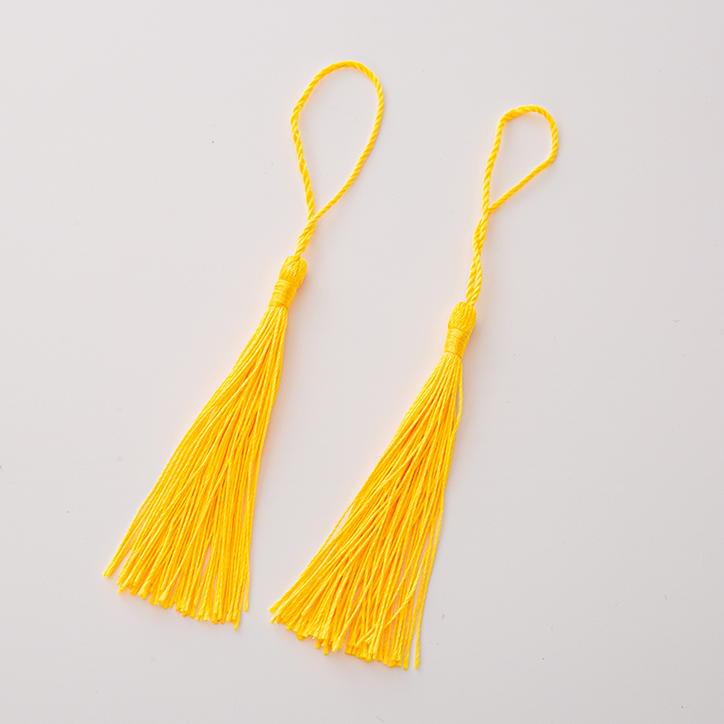 20 piezas marcapáginas de 80mm, cuerda colgante, borla de seda para artesanía de nudos chinos, llavero DIY, ganchos para pendientes, colgante, accesorios para hacer joyas: Transparente