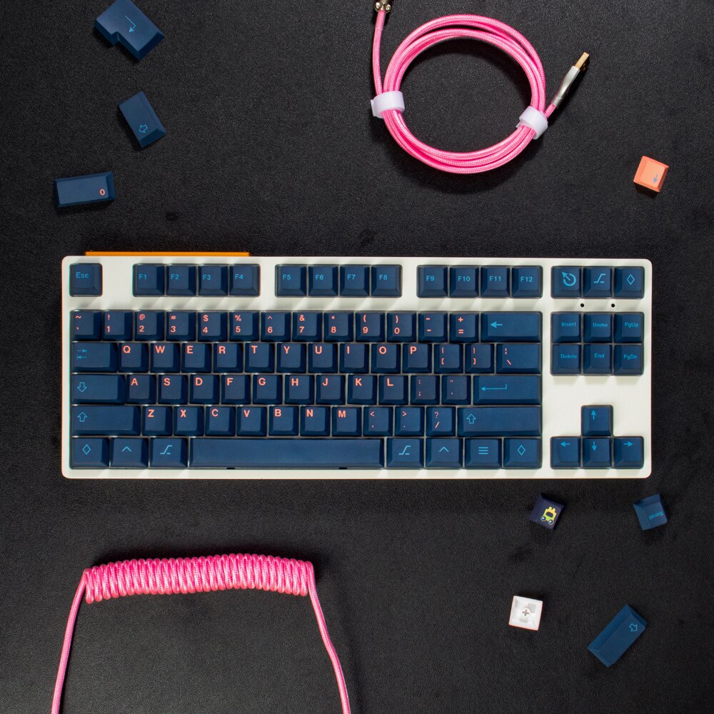 Gmk Firefly Keycap 138 Keys Pbt 5 Zijden Dye Sublimatie Key Caps Cherry Profiel Keycap Voor Mx Schakelaar Mechanische Gaming toetsenbord