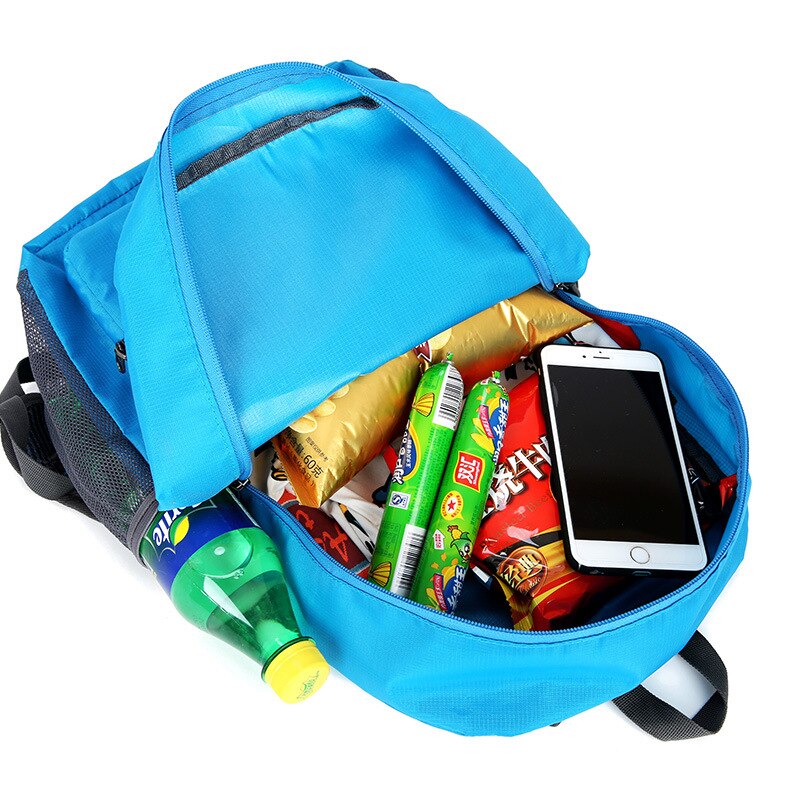HWJIANFENG Nylon pliant sac à dos voyage sport sac de sport femmes sac sur le sac à bandoulière organisateur imperméable randonnée Camping