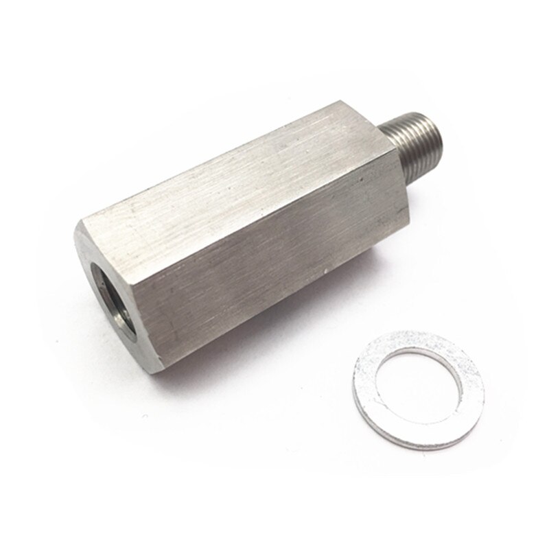 Oil Pressure Gauge Sender Adapter Two 1/8" NPT Female to M10x1.0 Male m10 fuel oil trans