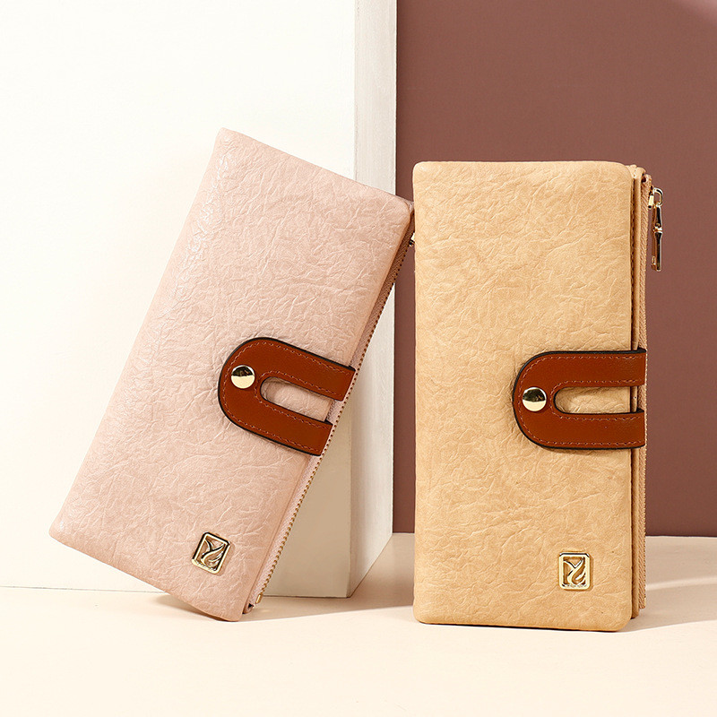LISM Wallet Women's Long Casual Multifunction Mobile Wallet Multi Card Holder Large Capacity Women Clutch