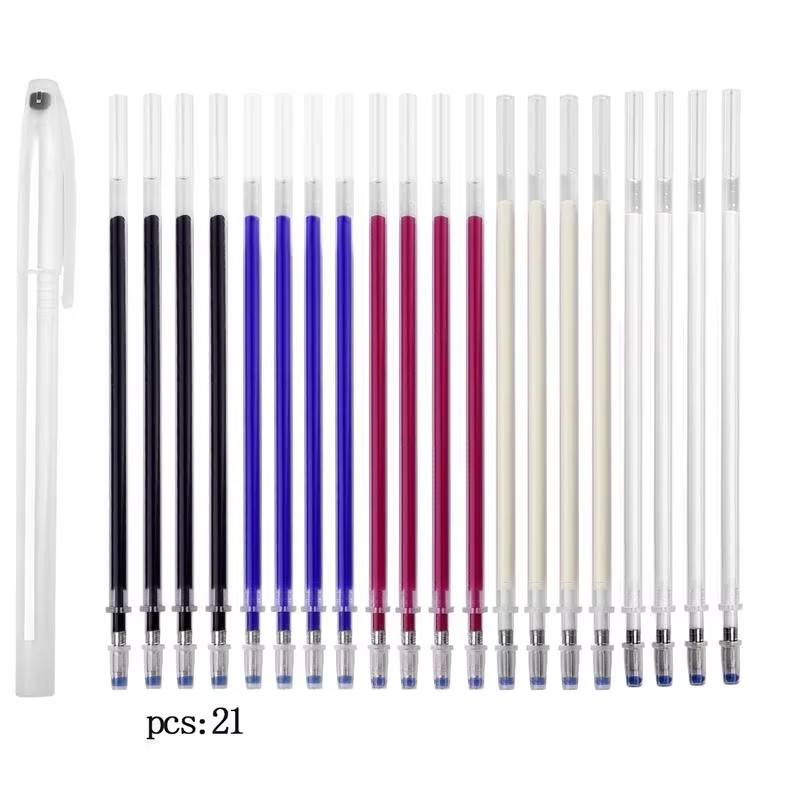 Stylo marqueur magique effaçable à la chaleur, 6 à 51 pièces, stylos en tissu qui disparaissent la température, marquage de ligne, accessoires de couture artisanaux pour bricolage