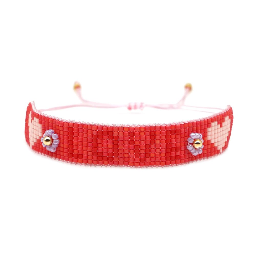 Brazalete de MIYUKI Go2boho , Pulseras de para mujer, Pulseras de mexicanas, brazalete de otoño e invierno: MI-B190464A