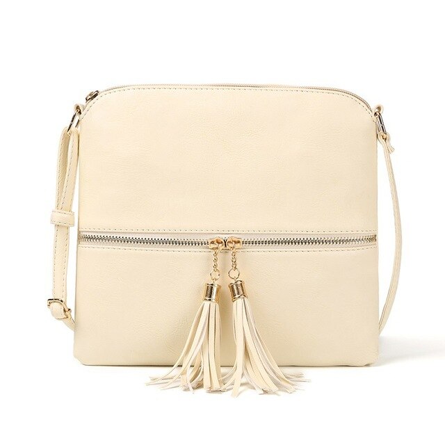 Yogodlns 2022 kvinder crossbody taske vintage messenger taske retro kvaster skuldertaske patchwork crossbody taske: Beige