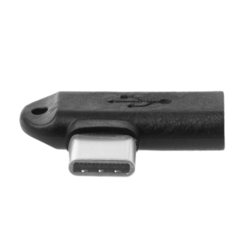 1pc 90 gradere type c mann til mikro usb kvinnelig datasynkroniseringsadapter