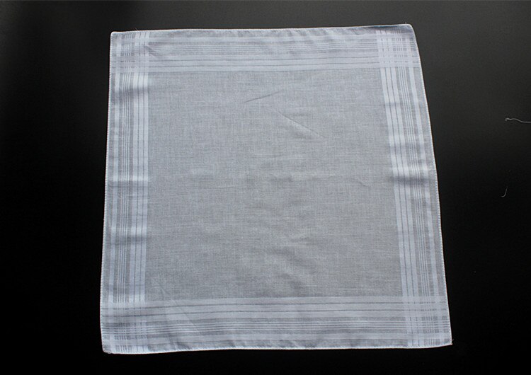 40*40cm fazzoletto da donna in cotone bianco Graffiti tasca quadrata gentiluomo morbida striscia tasche quadrate fazzoletto suora
