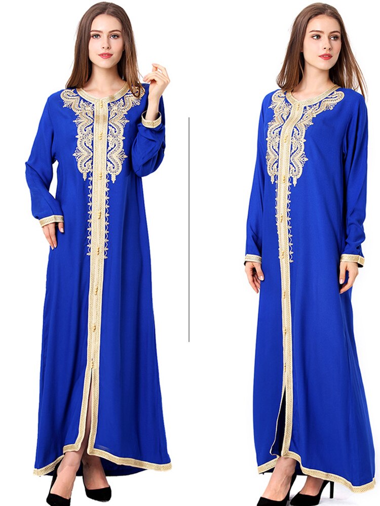 Eid Mubarek Kaftan Dubai Abaya Turkey Muslim Fashion Hijab Dress Caftan Islam Clothing Abayas For Women Robe Femme Vestidos Oman main image 1