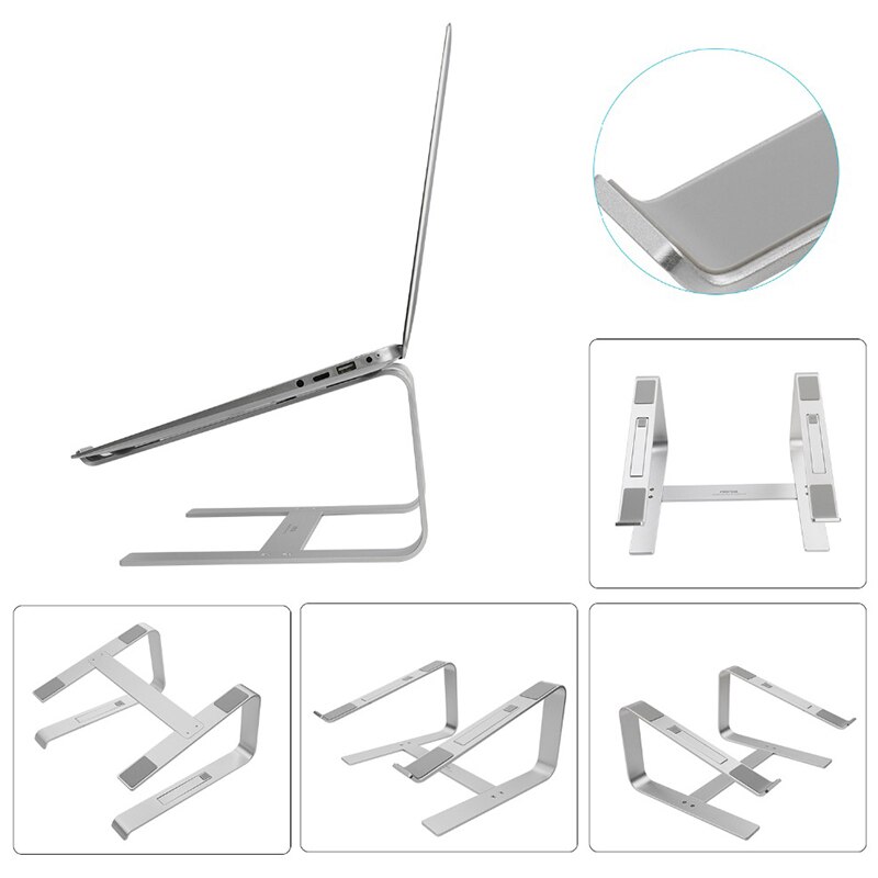 1 pcs Aluminum alloy notebook stand elevated stand computer desktop metal base cooling rack Laptop stand