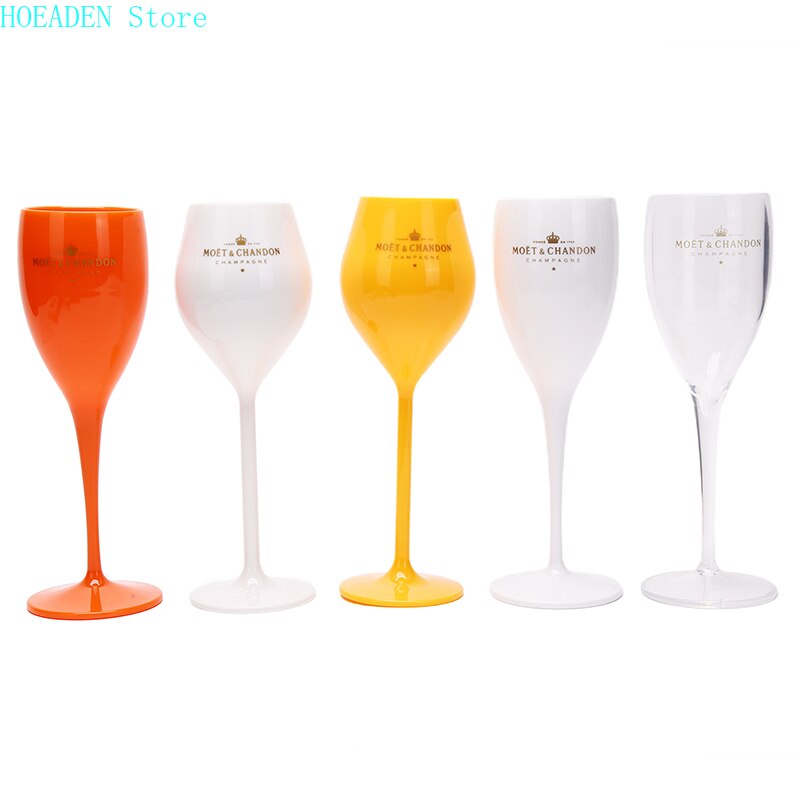 Fabriks plast vinglas ps akryl pc plastik glas champagne fest glas vinglas