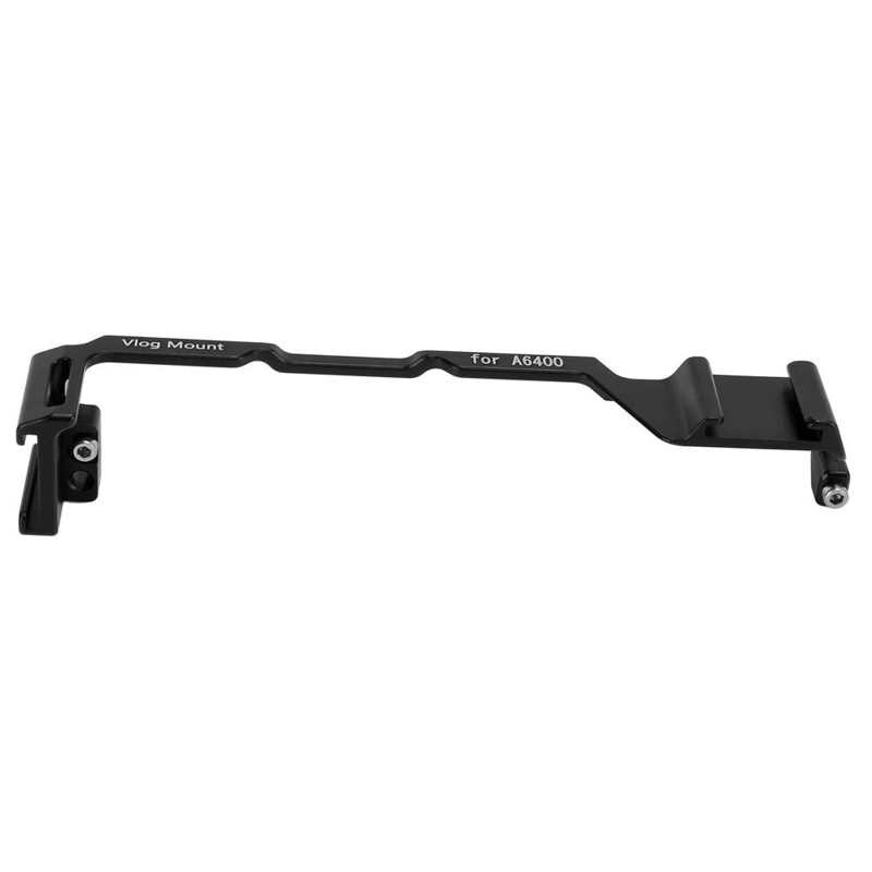 Cold Shoe Mount Bracket Dual Cold Shoe Bracket Aluminum Alloy with Wrench for Video Shooting