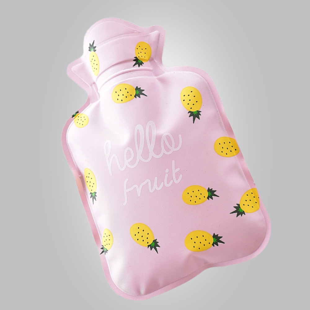 Mini Thick Water Injection Water Bottle Cartoon PVC Water Bottle (Small Pinapple)