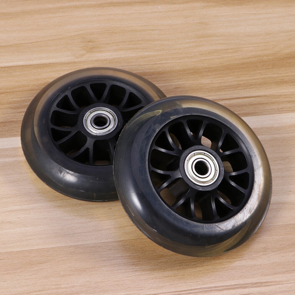 1 Pair Scooter Wheels Mute Replacement Wheels For Luggage Suitcase Baby Swing Car: Default Title