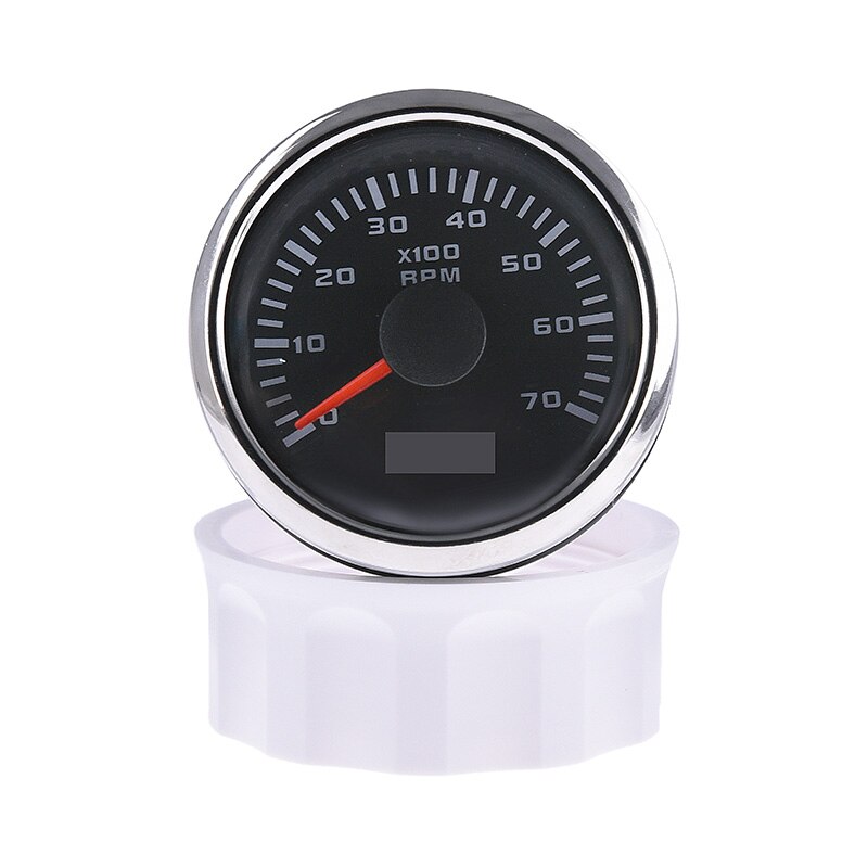 52mm Betriebsstundenzähler Drehzahlmesser 7000 RPM Außenborder Zähler Tacho Meter Messgerät Für Stiefel Marine Auto Mit verrotten Hintergrundbeleuchtung