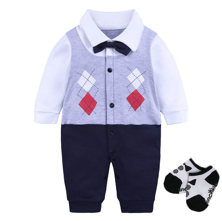 Ropa Infantil para bebés, traje de de cumpleaños + sombrero + calcetines + zapatos para niños de algodón 3 6 9 12 m, traje de caballero, de Pascua