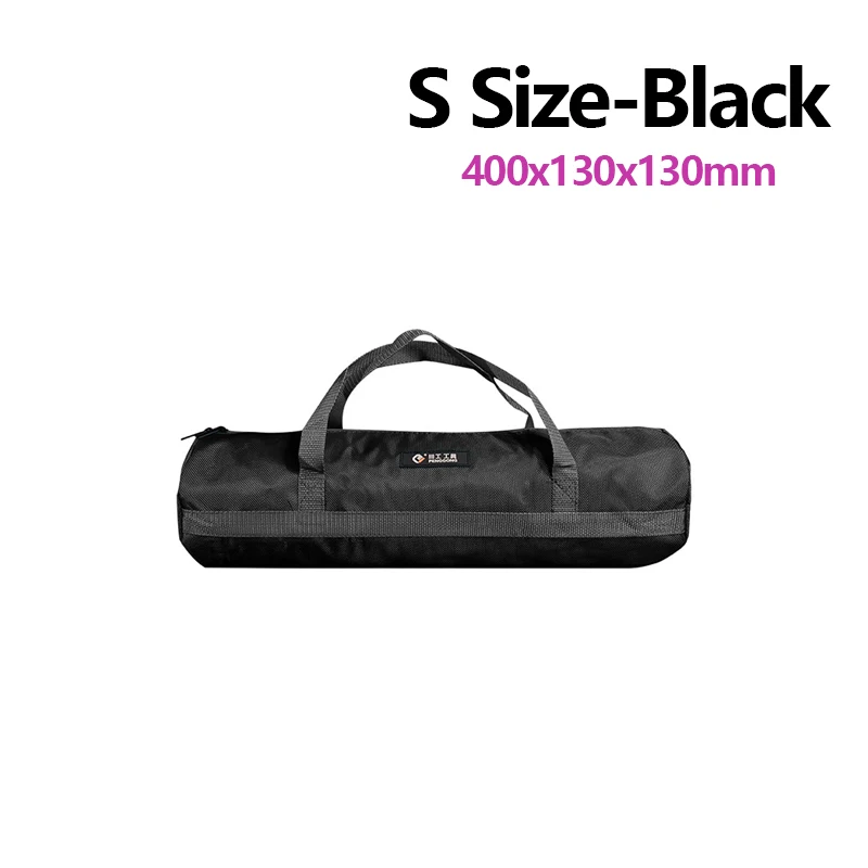 Multifunctional hand-rolled tool bag, oxford canvas, waterproof, wear-resistant, tool repair storage, large capacity, electrician's bag: Rose
