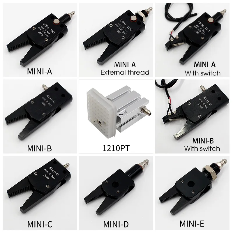 Koceru pneumatic mini gripper  j1080/1060 manipulator accessories, mechanical device, water outlet clip for industrial robots