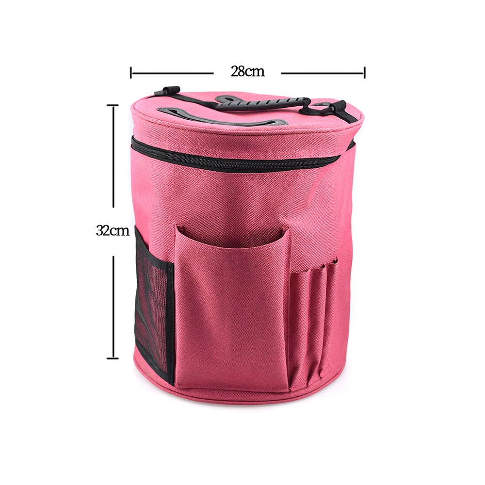 Strikketaske garn tote organizer taske bærbar hækling strikke organizer taske til kvinder mor 1pc