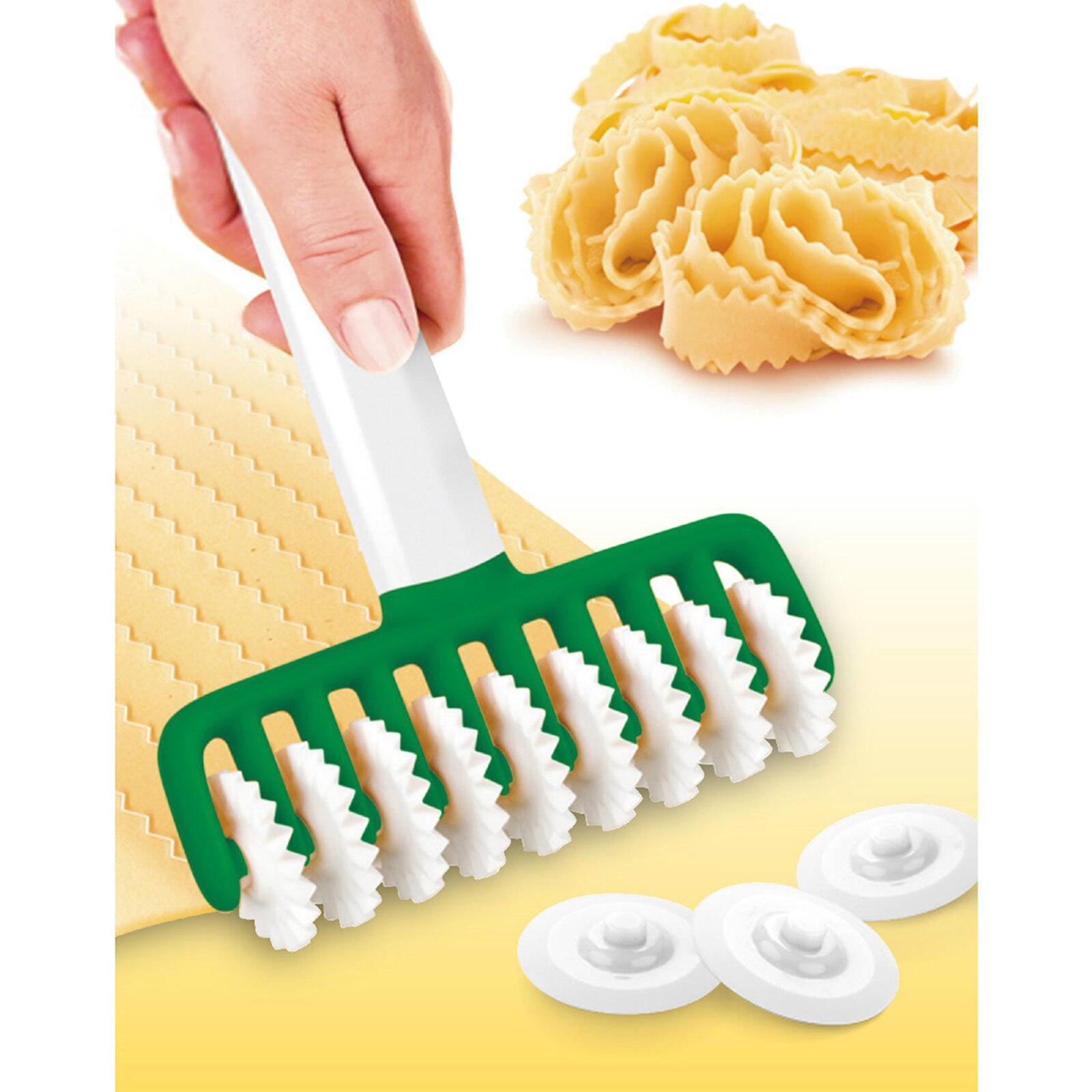 Rolling Cookie Cutter Tool Noodle Cutter PIzza Roller Pastry Kitchen Gadgets: Style A