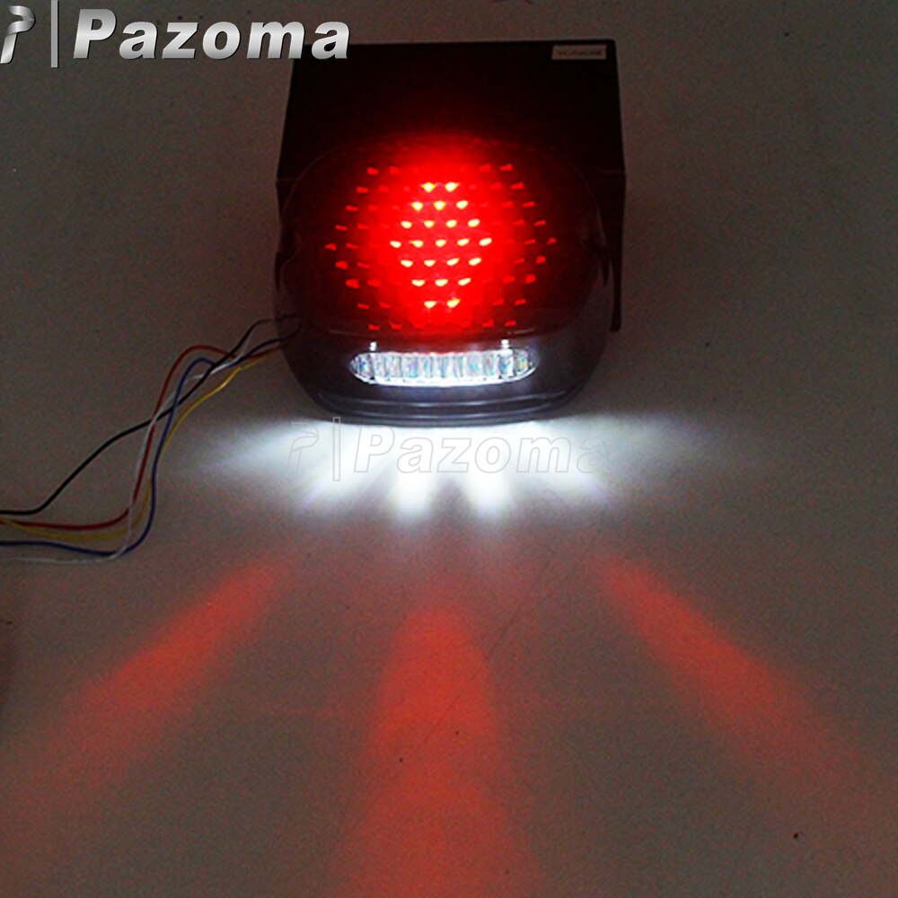 Motorcycle Rear LED Tail Light Turn Signals Brake Lamp Integrated Taillight For Harley Touring Dyna Softail Sportster 1200 883