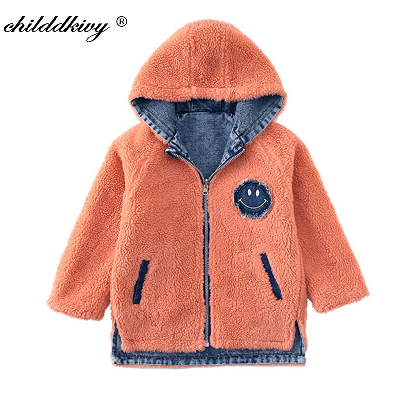 Children Denim jacket boys clothes Autumn Winter Outerwear Halloween Clothes Kids coat for girls 3-10Y