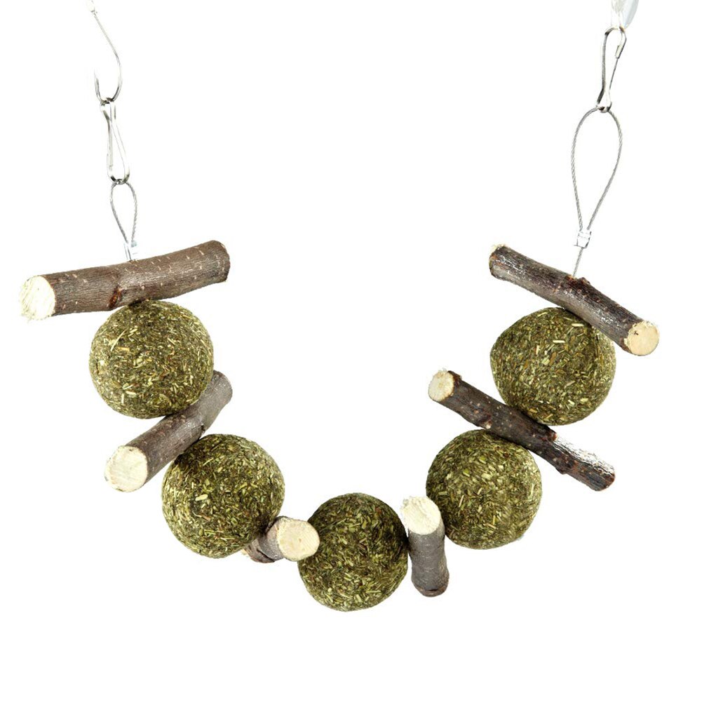 Lapin Cavia Bite Grind Tanden Speelgoed Kleine Huisdieren Konijn Hamster Chinchilla Huisdier Gras Bal Tak Molaire Kauwen Play Tandjes speelgoed