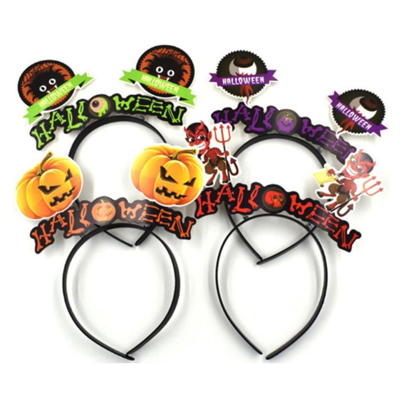 Halloween Pompoen Hoofdband Dance Party Props Festival Hoofddeksels Kinderen Haar Accessoires Speelgoed