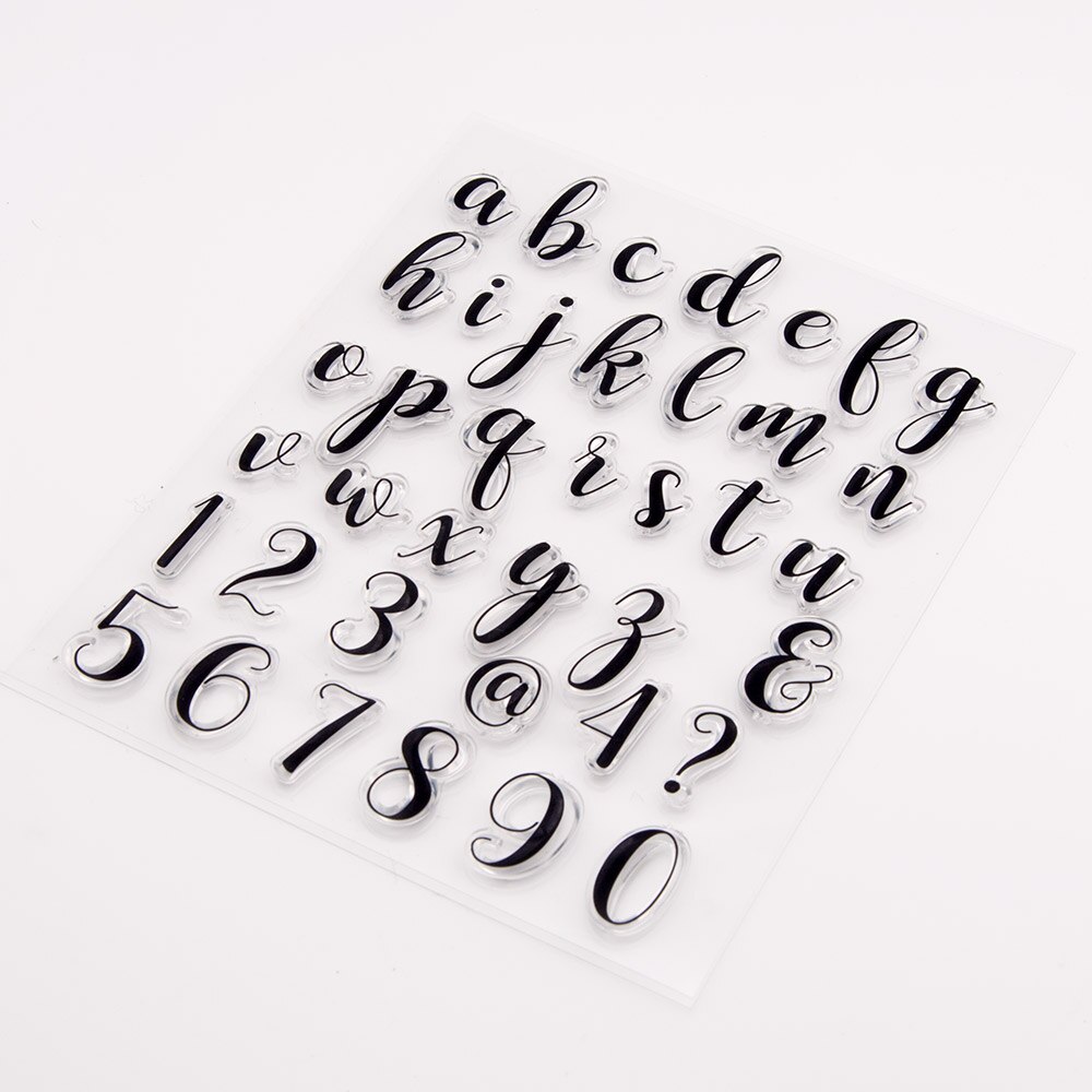Sellos transparentes de goma con letras del alfabeto para manualidades, tarjetas de álbum de recortes, sellos transparentes, fabricación de papel de álbum, adornos para manualidades