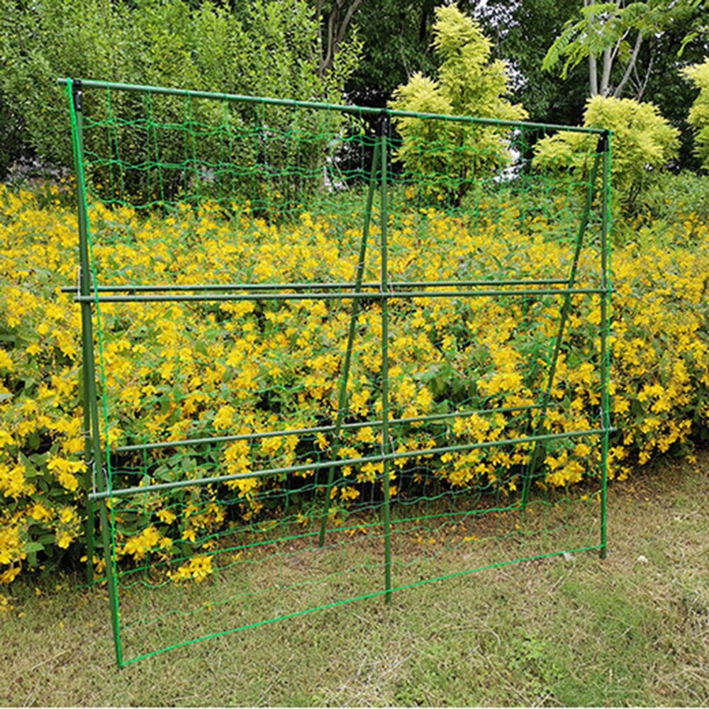 1pc Hi Nylon Garden Netting Loofah Morning Glory Flowers Vine Plants Climbing Net Cucumber Vine Grow Holder Brackets
