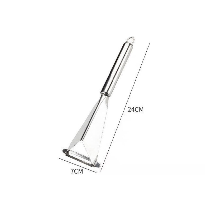 Stainless Steel Triangle Fruit Carving Knife Fruit Platter Artifact Triangle Vegetable Knife Non-slip Carving Blade Kitchen Tool: A