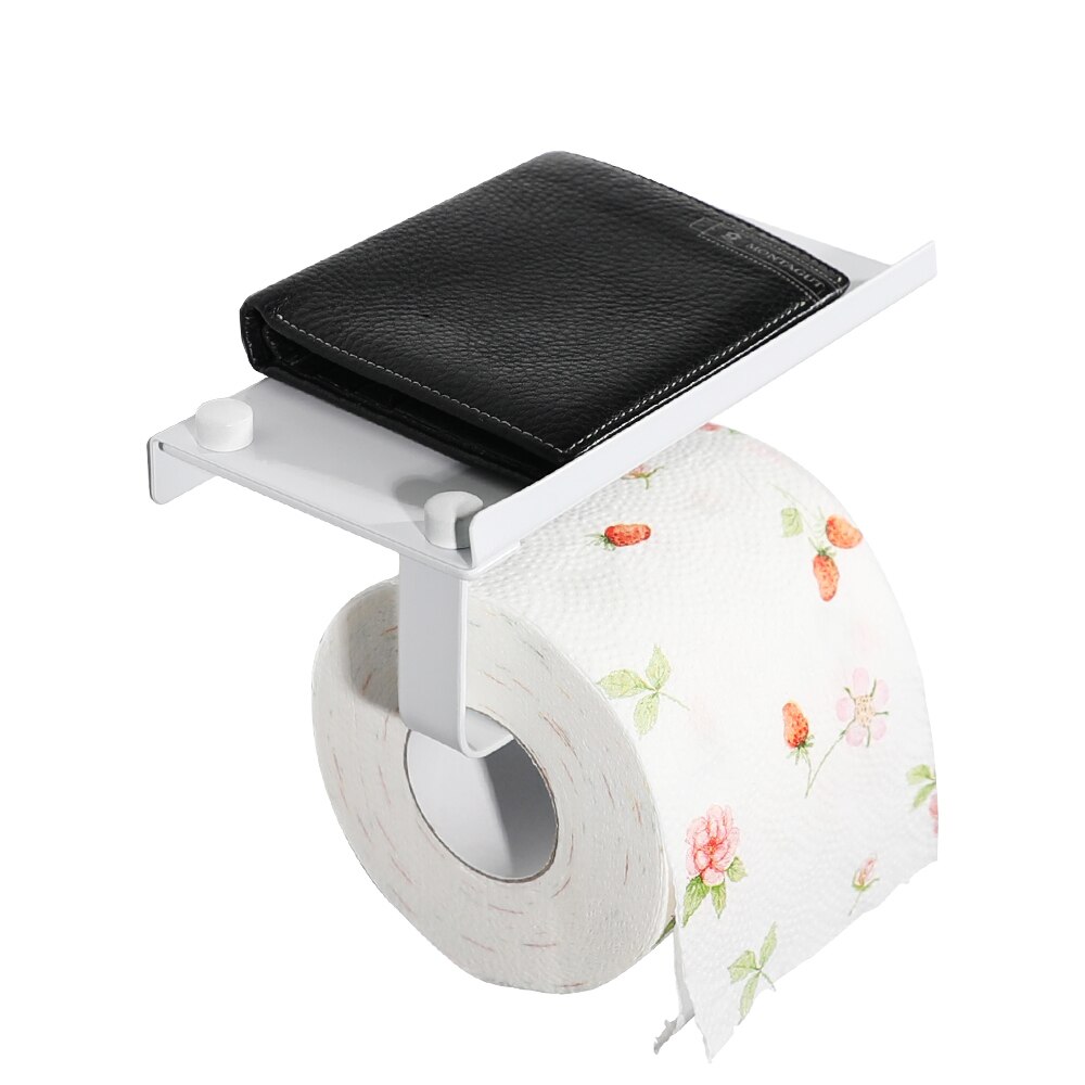 Smuk praktisk rosa guld multifunktions toiletpapir rulleholder badeværelse rustfrit stål papirholder