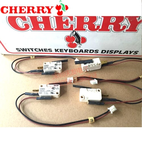 Micro interrupteur CHERRY original D45X 16A court/long/poulie/poignée pliée 10A 250V: CD45X WIRE