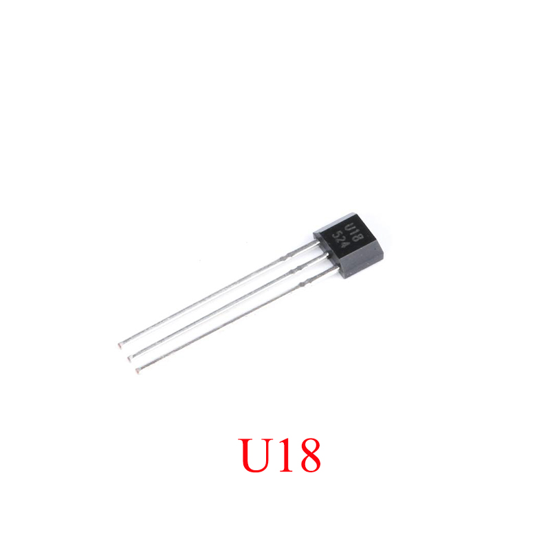 100pcs 50pcs Hall Sensor 49E 41F 3144 3530 U18 OH137 44E Hall Sensor Element OH49E SS49E Hall Effect Sensor Linear Switch: U18 / 100pcs